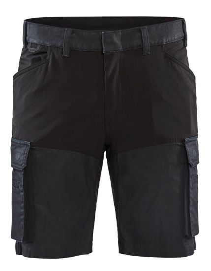 Afbeeldingen van BLÅKLÄDER Short denim service met stretch 1437 marineblauw/zwart C48