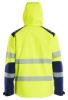 Afbeeldingen van BLÅKLÄDER Softshell winterjas lichtgewicht 4400 High Vis geel/marineblauw L