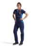 Afbeeldingen van BLÅKLÄDER Poloshirt piqué dames 3390 marineblauw/korenblauw S