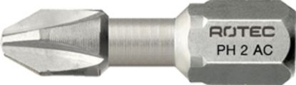 Afbeeldingen van ROTEC Torsionbit ¼" PRO PH3 25MM C6,3 RVS 10x