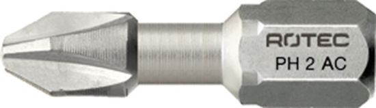 Afbeeldingen van ROTEC Torsionbit ¼" PRO PH1 25MM C6,3 RVS 10x