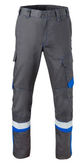 Afbeeldingen van HAVEP Werkbroek dames 5safety Image + 80517 charcoal/korenblauw D46