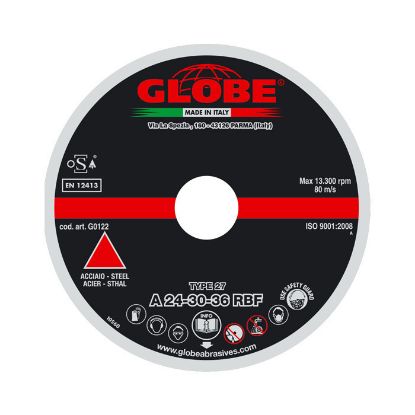 Afbeeldingen van GLOBE Afbraamschijf G0124 A24-30-36-R 150X7X22,2MM