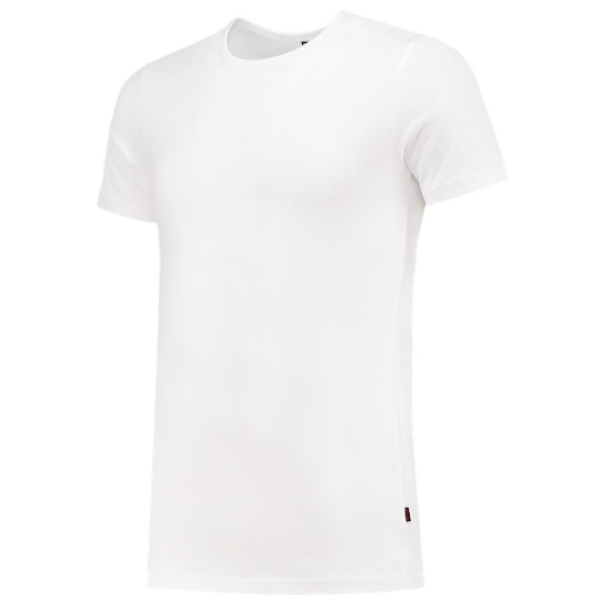 Afbeeldingen van TRICORP T-shirt elastaan Slim-Fit 101013 wit L