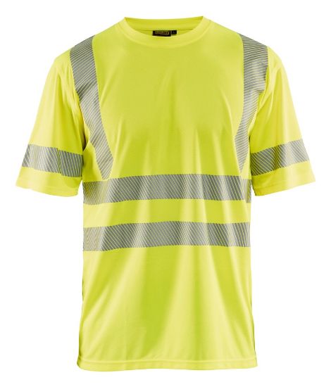Afbeeldingen van BLÅKLÄDER T-shirt UV 3420 High Vis geel 3XL