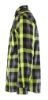 Afbeeldingen van BLÅKLÄDER Overhemd flanel 3299 zwart/High Vis geel M