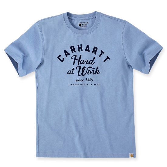 Afbeeldingen van CARHARTT T-shirt grafische print relaxed fit 106089 skystone heather S