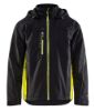 Afbeeldingen van BLÅKLÄDER Shelljack bi-colour 4790 zwart/High Vis geel 4XL
