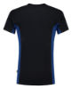 Afbeeldingen van TRICORP T-shirt bi-colour met borstzak 102002 navy/royal blauw L