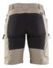 Afbeeldingen van BLÅKLÄDER Short service dames met stretch 7149 stone/zwart C48