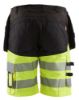 Afbeeldingen van BLÅKLÄDER Short 1596 zwart/High Vis geel C46