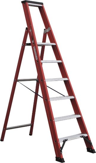 Afbeeldingen van KELFORT Plateautrap ALU/rood