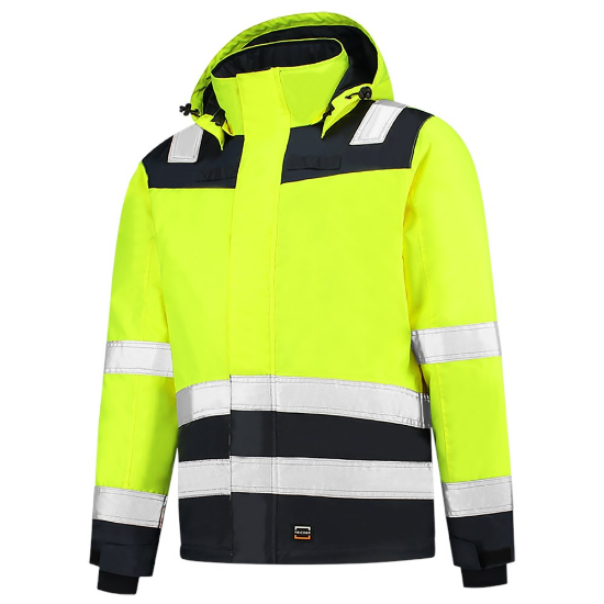 Afbeeldingen van TRICORP Parka Midi High Vis bi-colour 403023 fluor geel/inkt L