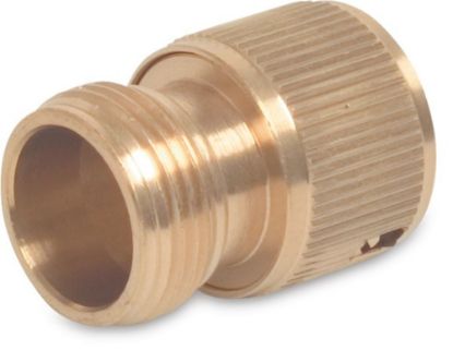 Afbeeldingen van PROFEC Kraanaansluiting messing ¾" buitendraad/vrouwelijk klik
