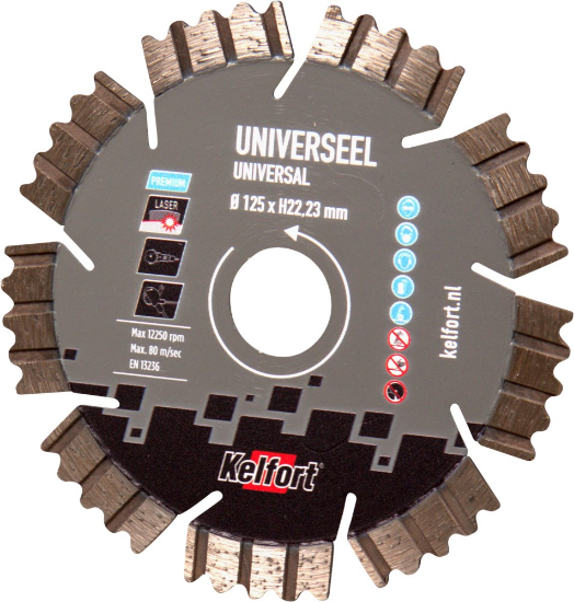 Afbeeldingen van KELFORT Diamantzaag 125X22,23MM