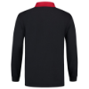 Afbeeldingen van TRICORP Polosweater contrast 301006 navy/rood S