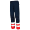 Afbeeldingen van TRICORP Werkbroek High Vis 503012 inkt/fluor rood 46