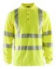 Afbeeldingen van BLÅKLÄDER Polo Multinorm piqué met lange mouwen 3439 High Vis geel S