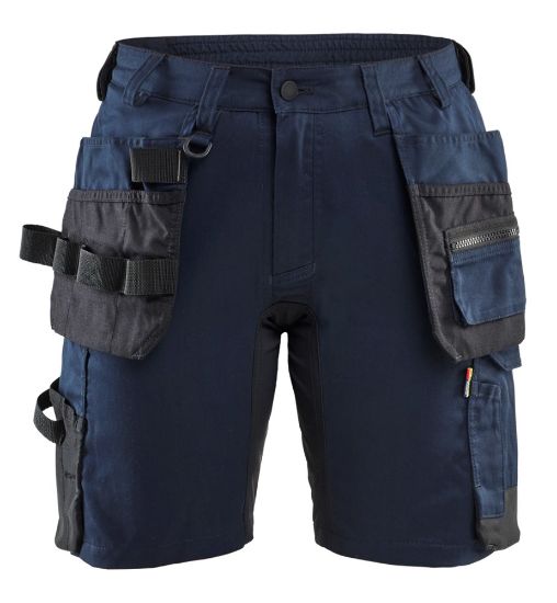 Afbeeldingen van BLÅKLÄDER Short dames met 2-weg stretch 7133 donker marineblauw C32