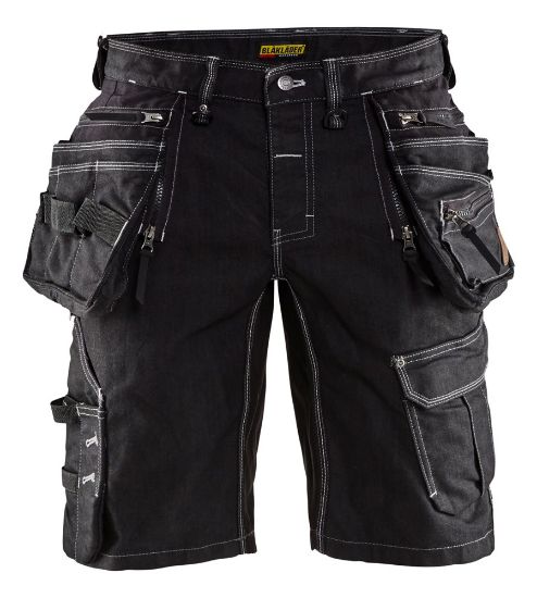 Afbeeldingen van BLÅKLÄDER Short denim stretch X1900 1992 zwart C52