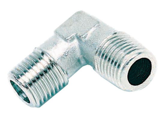 Afbeeldingen van L-Draadfitting R1" buitendraad/buitendraad