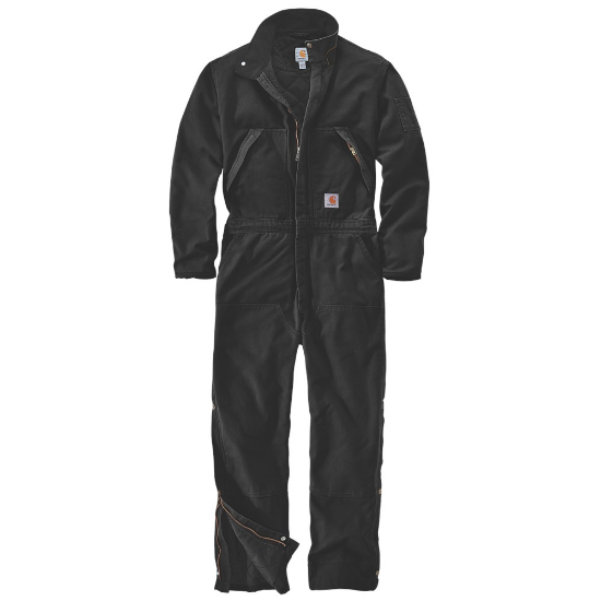 Afbeeldingen van CARHARTT Overall geïsoleerd washed duck 104396 zwart 3XL