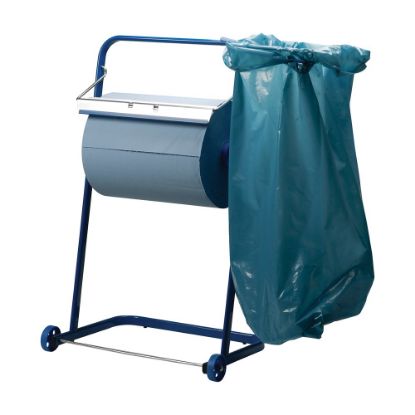 Afbeeldingen van Vloerstandaard t.b.v. maxirol mobiel met afvalzakhouder