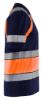 Afbeeldingen van BLÅKLÄDER T-shirt 3421 marineblauw/High Vis oranje 2XL