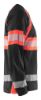 Afbeeldingen van BLÅKLÄDER T-shirt met lange mouwen 3510 zwart/High Vis rood L
