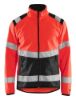 Afbeeldingen van BLÅKLÄDER Softshell jack 4877 High Vis rood/zwart 4XL
