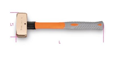 Afbeeldingen van BETA Moker vonkvrij 1380BA/PL 1000gr 350MM