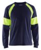 Afbeeldingen van BLÅKLÄDER T-shirt met lange mouwen Visible 3520 marineblauw/High Vis geel L