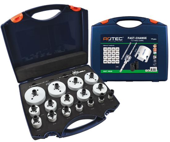 Afbeeldingen van ROTEC Gatzagenset FC 528 max SDS-Plus 19x 19-92MM