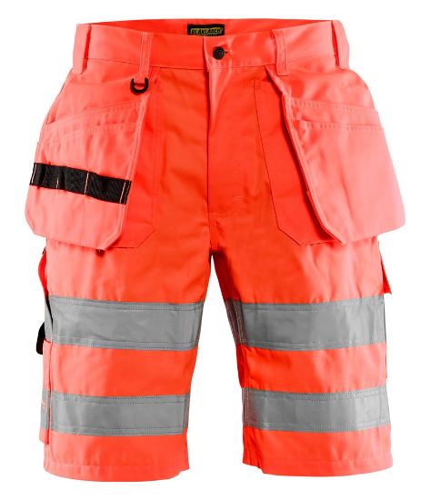 Afbeeldingen van BLÅKLÄDER Short 1535 High Vis rood C64