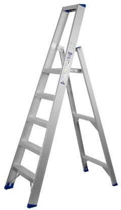 Afbeeldingen van Bordestrap industrieel 10 treden