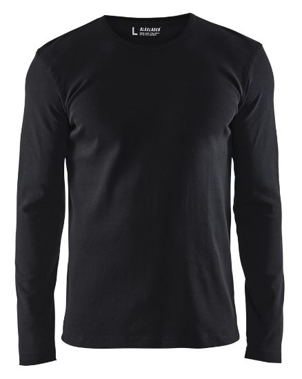 Afbeeldingen van BLÅKLÄDER T-shirt met lange mouwen 3314 zwart M