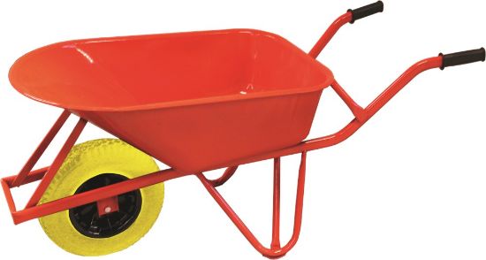 Afbeeldingen van KELFORT Rondneuskruiwagen QUAD staal versterkt 85L