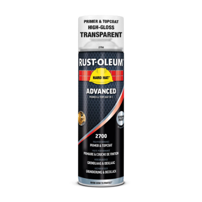 Afbeeldingen van RUST-OLEUM HARD HAT® ADVANCED Grondlaag & deklaag in 1 transparant 500ML