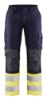 Afbeeldingen van BLÅKLÄDER Werkbroek Multinorm dames Inherent 7188 marineblauw/High Vis geel D21