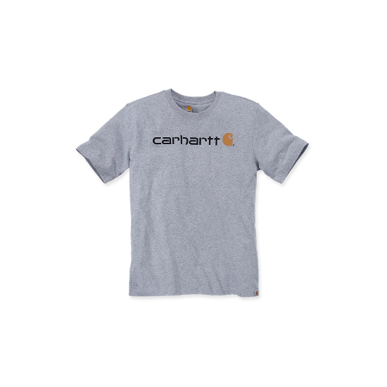 Afbeeldingen van CARHARTT T-shirt met logo 103361 heather grijs S