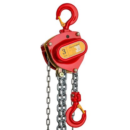 Afbeeldingen van Premium handkettingtakel 3T 3M 1,5x sneller