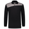 Afbeeldingen van TRICORP Polosweater bi-colour Naden 302004 zwart/grijs S