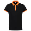 Afbeeldingen van TRICORP Poloshirt bi-colour Slim-Fit 201002 zwart/oranje L