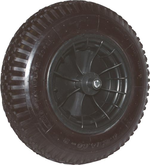 Afbeeldingen van KELFORT Kruiwagenwiel zwart rubber 400MM