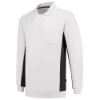 Afbeeldingen van TRICORP Polosweater bi-colour met borstzak 302001 wit/donkergrijs XS