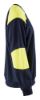Afbeeldingen van BLÅKLÄDER Sweater vlamvertragend 3458 marineblauw/High Vis geel M