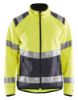 Afbeeldingen van BLÅKLÄDER Softshell jack 4877 High Vis geel/medium grijs 2XL