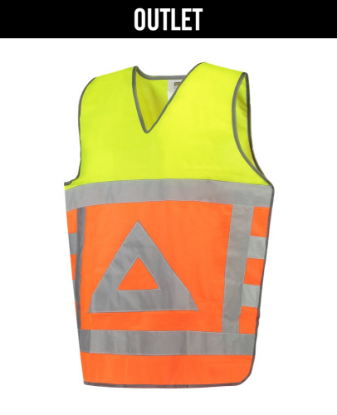 Afbeeldingen van TRICORP Tabard Verkeersregelaar 453001 oranje/geel 4XL