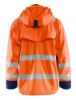 Afbeeldingen van BLÅKLÄDER Regenjas LEVEL 2 4302 High Vis oranje/marineblauw S