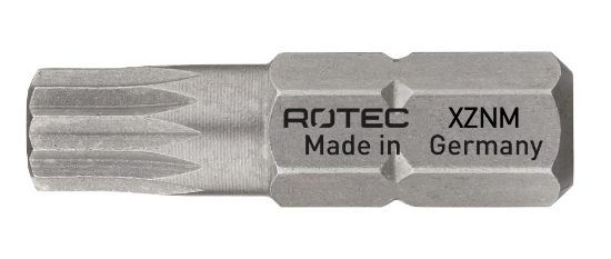 Afbeeldingen van ROTEC Schroefbit ¼" PRO XZN M5 25MM C6,3 BASIC 10x